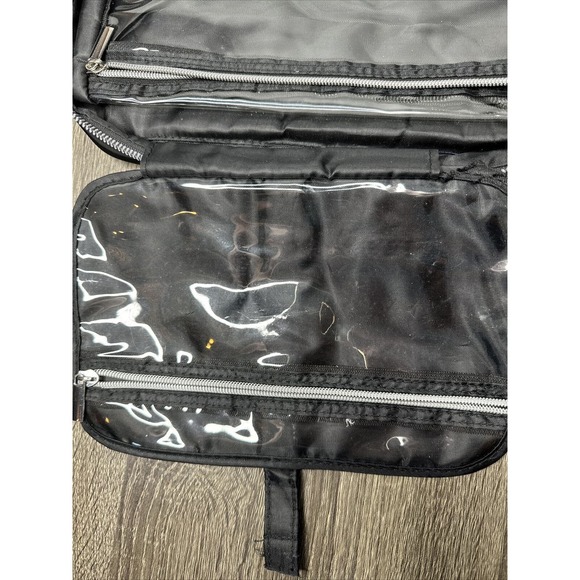 Aimee Kestenberg Hanging Organizer Black Cosmetic Toiletry Bag Travel Vacation - Picture 8 of 8